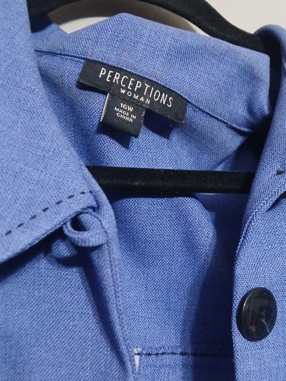 Perceptions Light Blue Jacket & Shell with Black Pants - Picture 5 of 8